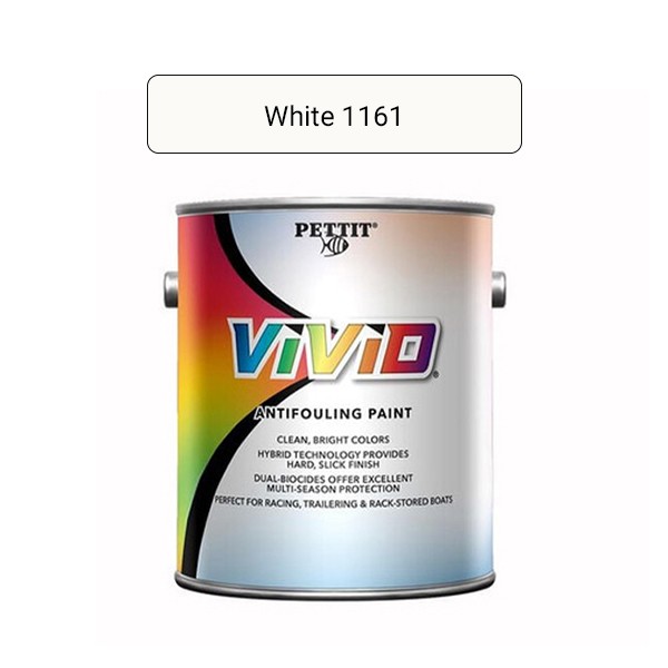 Pettit Vivid Antifouling Ablative Bottom Paint White Quart 1161Q