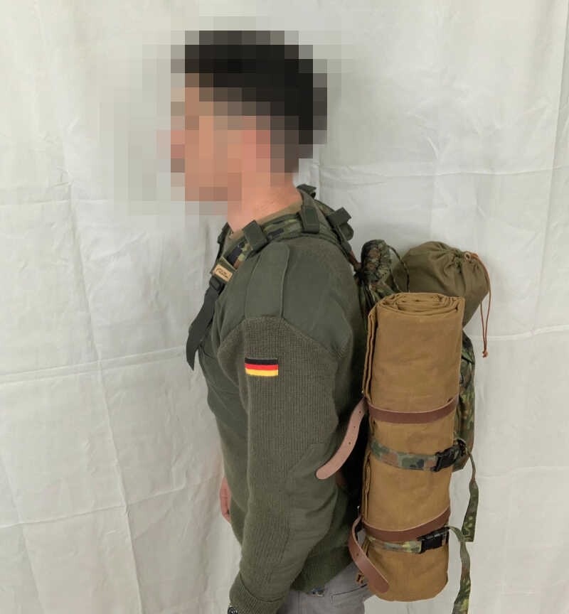 Modernized Soviet Bag/Veshmeshok/Backpack/Haversack/Ripstop/Waterproof/Flecktarn