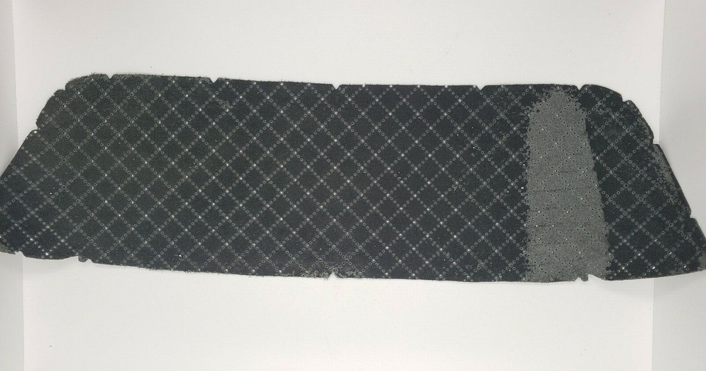 BLACK PERFORATED REMNANT LEATHER 3 PIECES