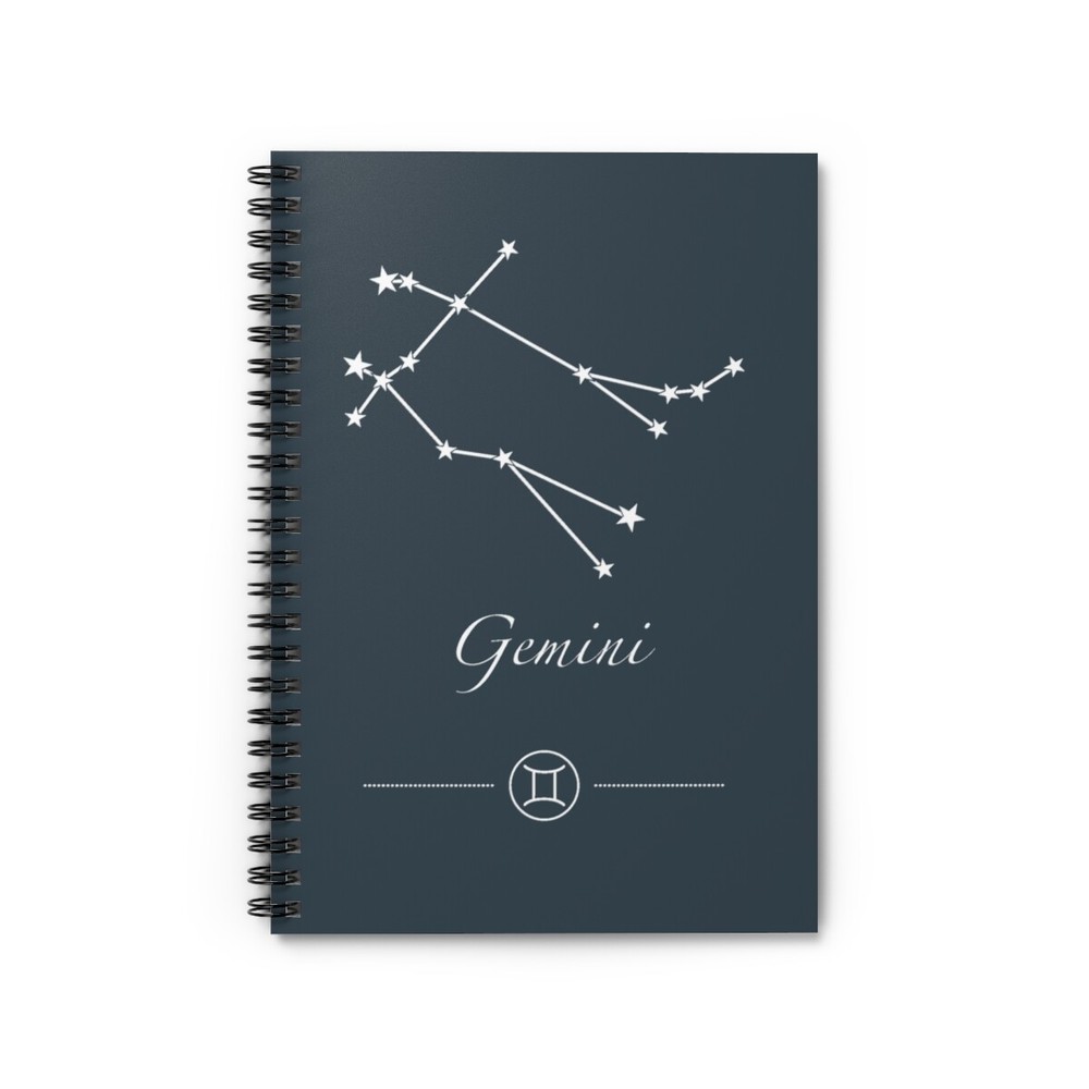 GEMINI Zodiac Constellation Writing Journal Diary Notebook Birthday Gift