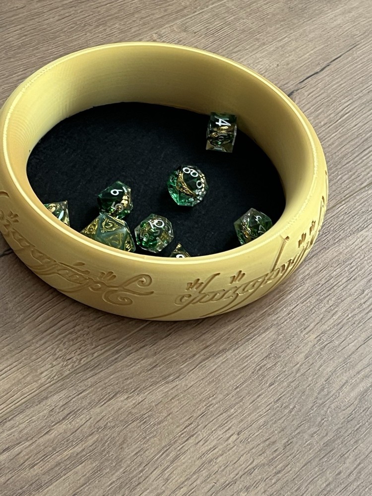 LOTR One Ring Dice Tray, D&D.