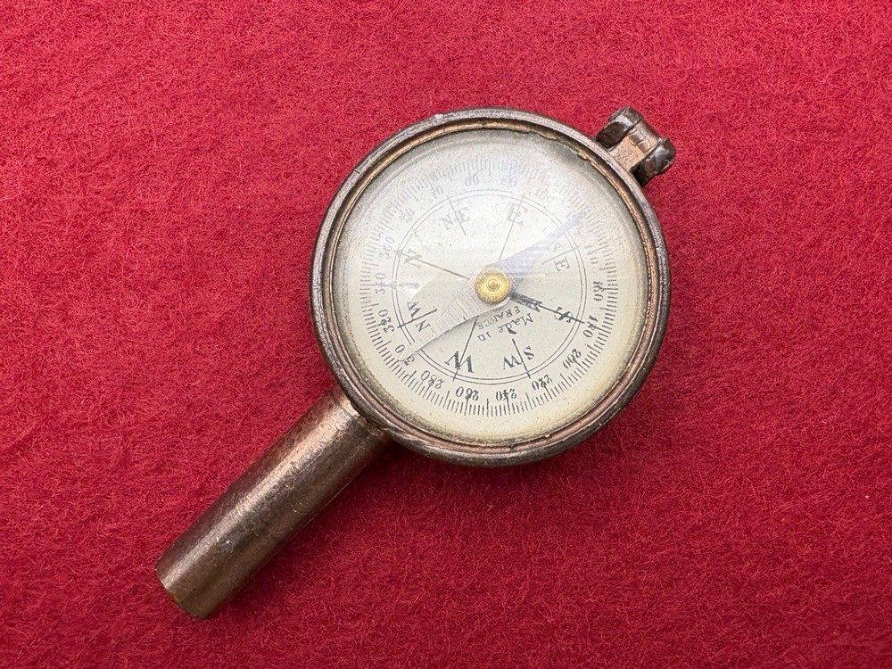 Old Vintage Australian / British MIRROR COMPASS