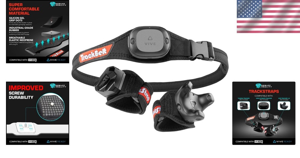 Ultimate VR Full Body Tracking Strap Bundle for Vive Tracker Systems