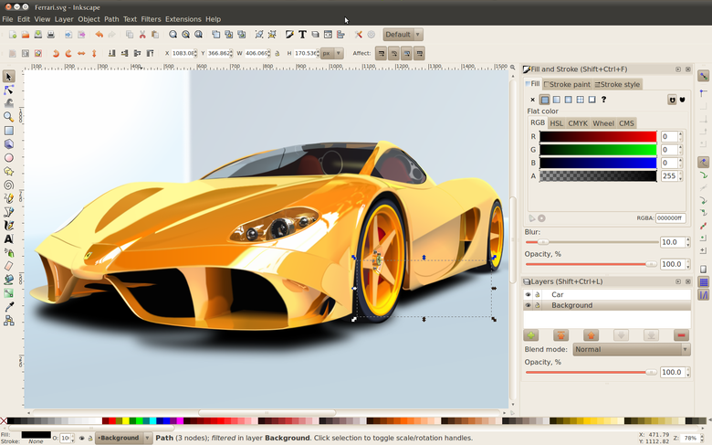 Inkscape Pro Illustrator - Vector Graphic Design Software for Windows on CD-ROM