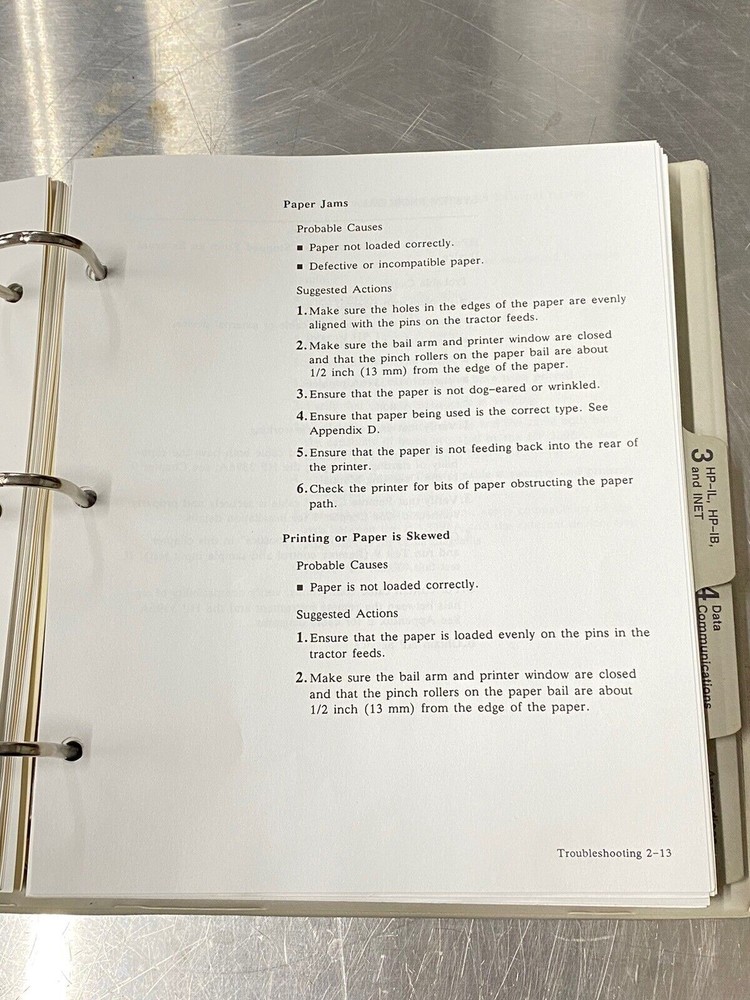 Hewlett Packard HP 3396A Integrator - Users Guide / Instruction Manual