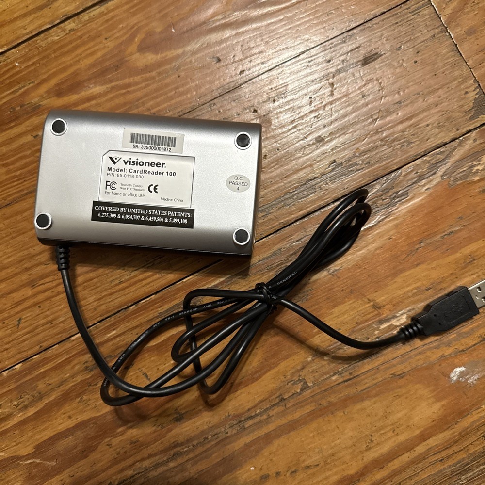 Visioneer Card Reader 100 Scanner CardReader100 85-0118-000