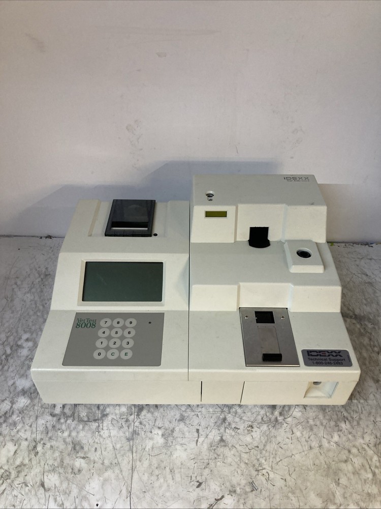 IDEXX Vet Test 8008 powers on untested