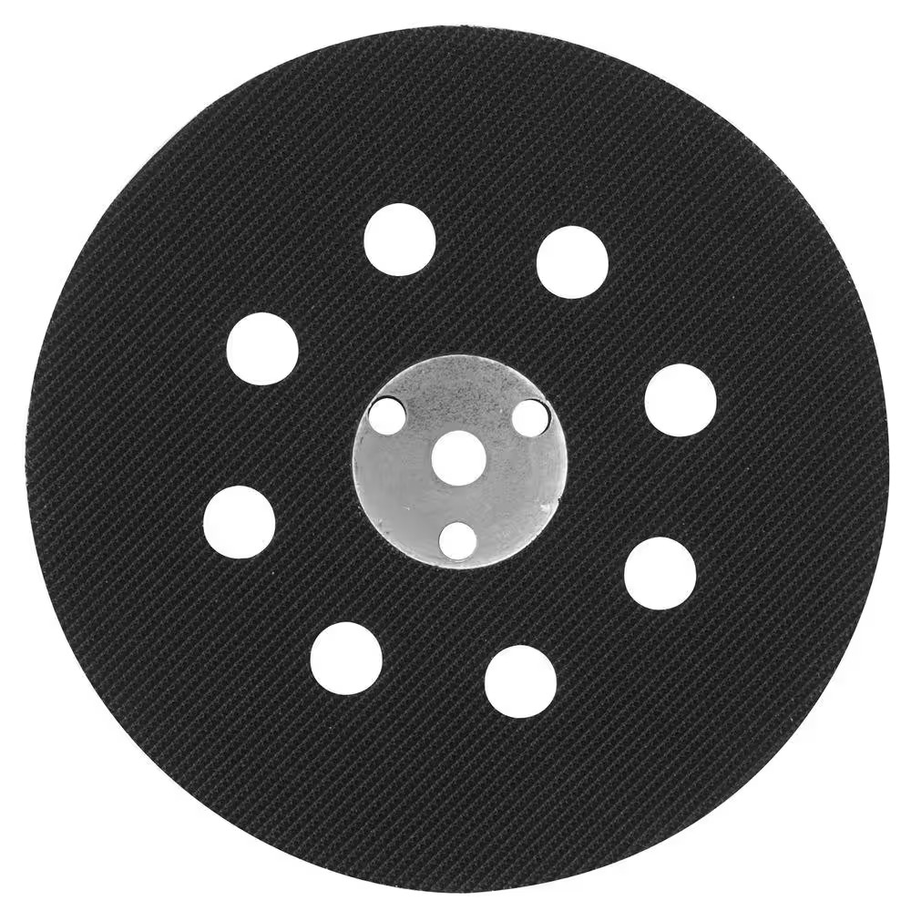 5 In. 8-Hole Hard Hook and Loop Sander Backing Pad