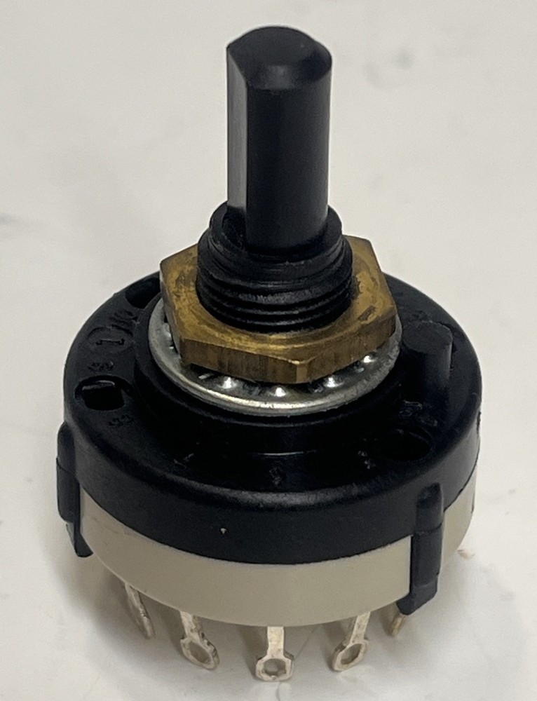 Lorlin Switch 2 Pole - 6 Position Rotary Switch