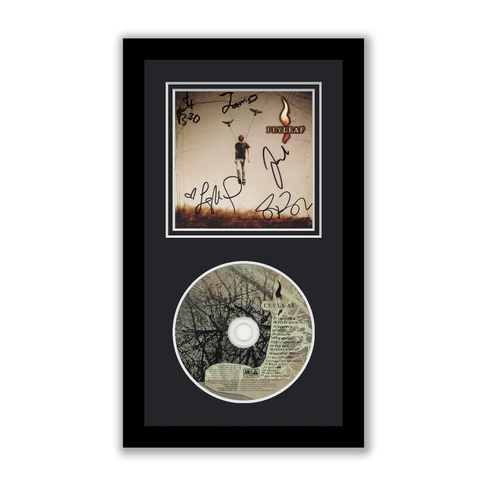 Flyleaf Autographed Signed Framed CD Flyleaf ACOA