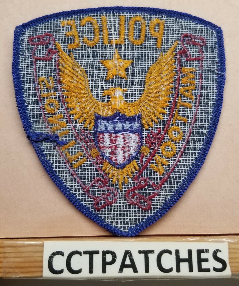MATTOON, ILLINOIS POLICE SHOULDER PATCH IL