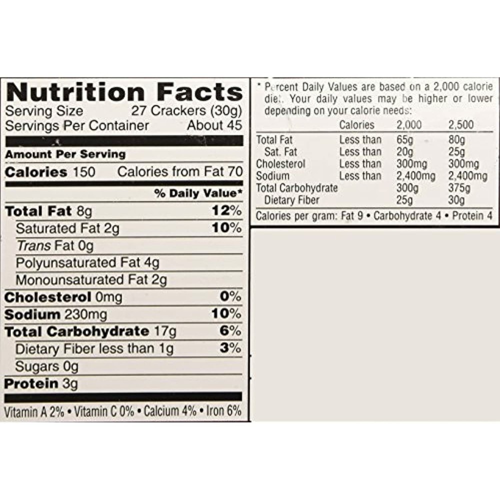 Sunshine Crackers - 3 lb. box