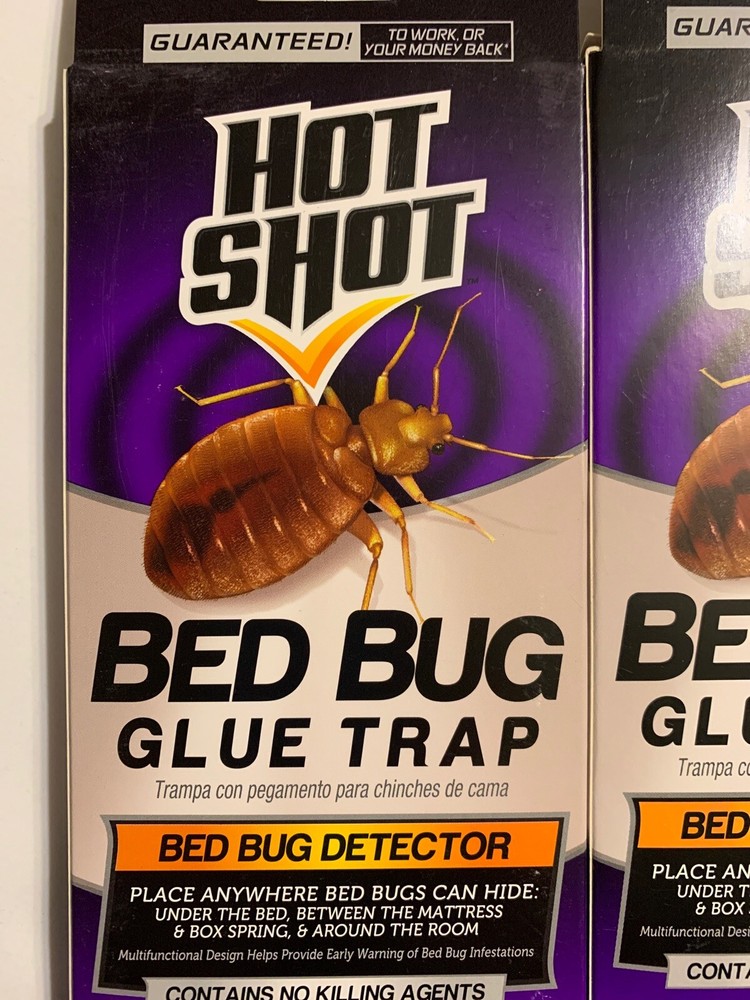 Hot Shot PREVENT Bed Bugs, Glue Trap Stations Bedbug Detection (2 Boxes)