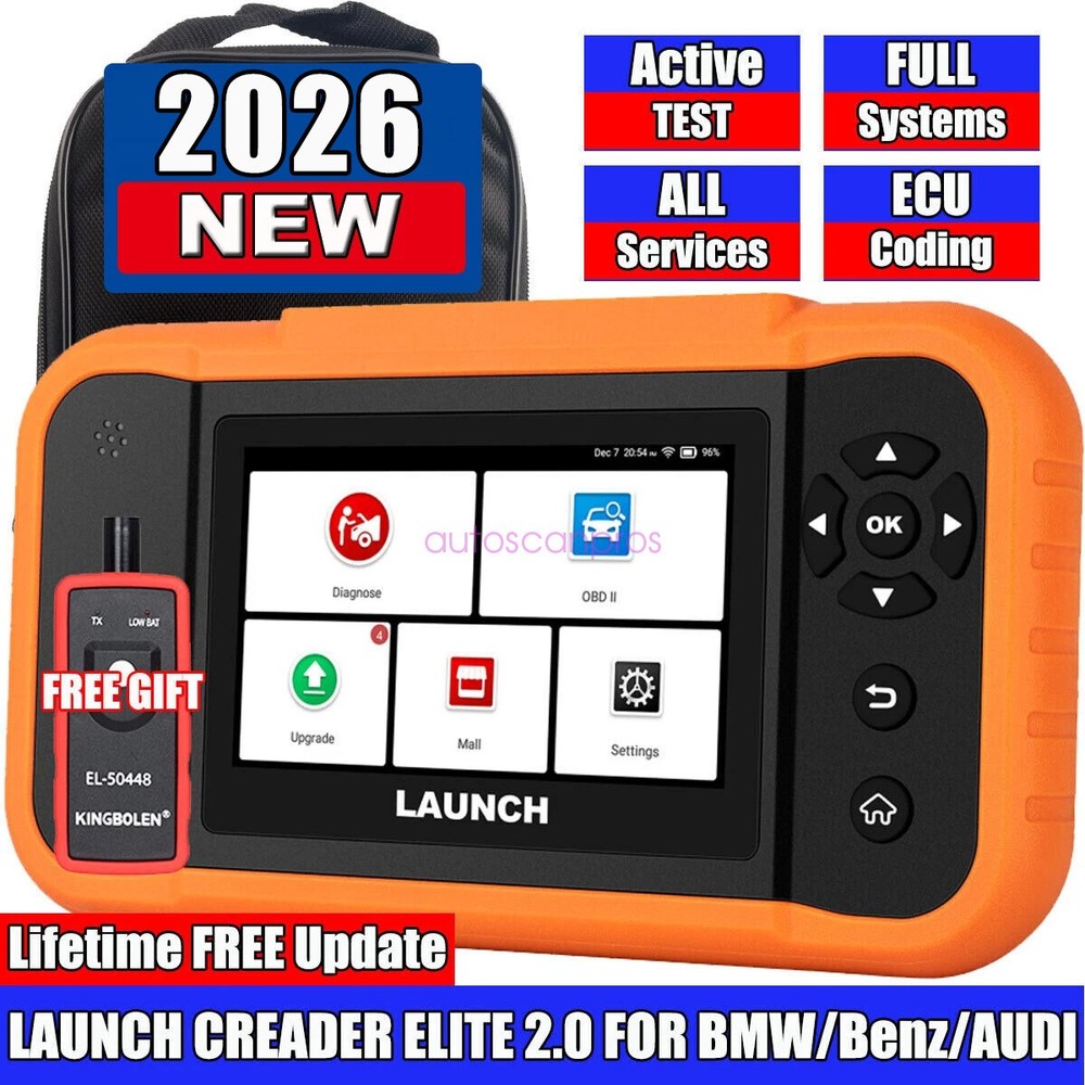 LAUNCH Creader Elite 2.0 for BBA OBD2 Car Diagnostic Tools Scanner Active Test