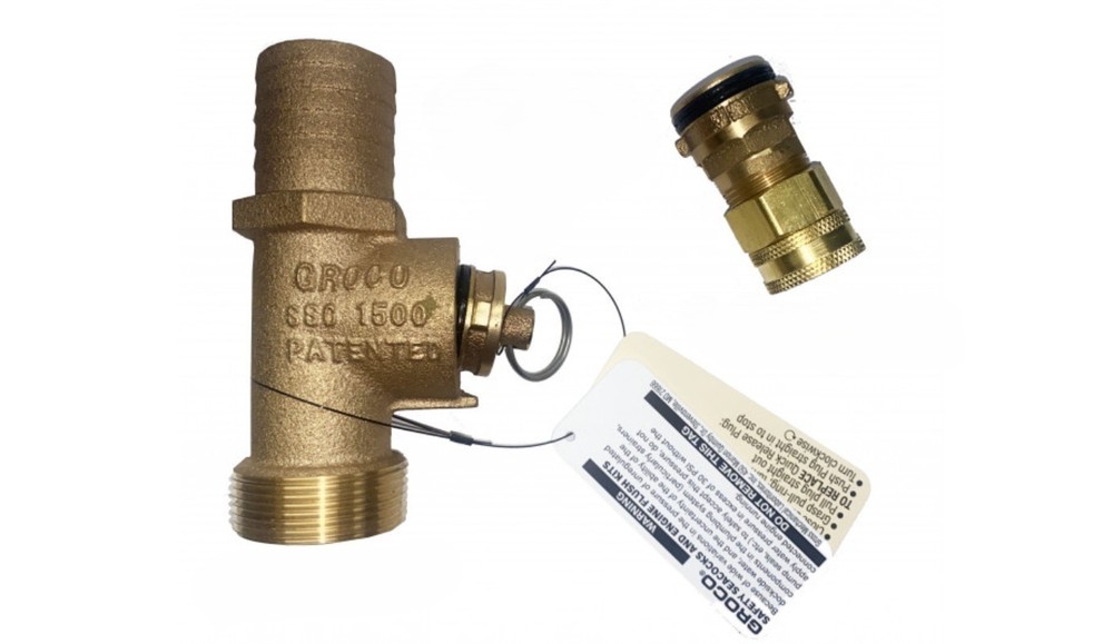 Groco 1-1/2" Engine Flush Service Adaptor