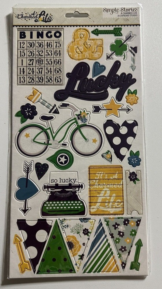 Simple Stories Chipboard Stickers-Multiple Variations-You Choose