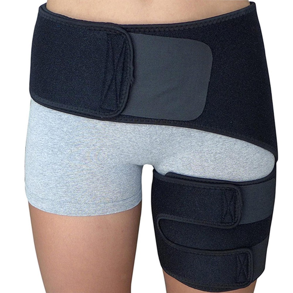 Breathable Groin Hip Brace Support Belt Compression Wrap Thigh for Hamstring