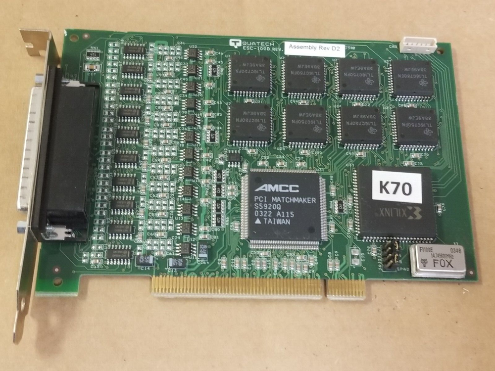 Quatech ESC-100D multi Serial PCI Interface Circuit board Card PCB #K70