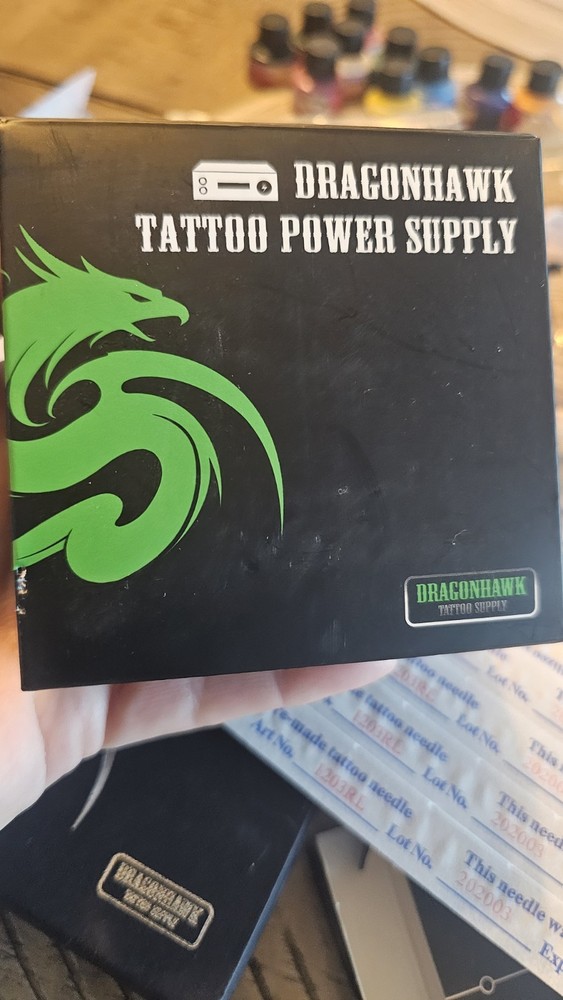 DRAGONHAWK TRADITIONAL TATTOO KIT OPEN BOX UNTESTED/PARTS READ DESCRIPTION