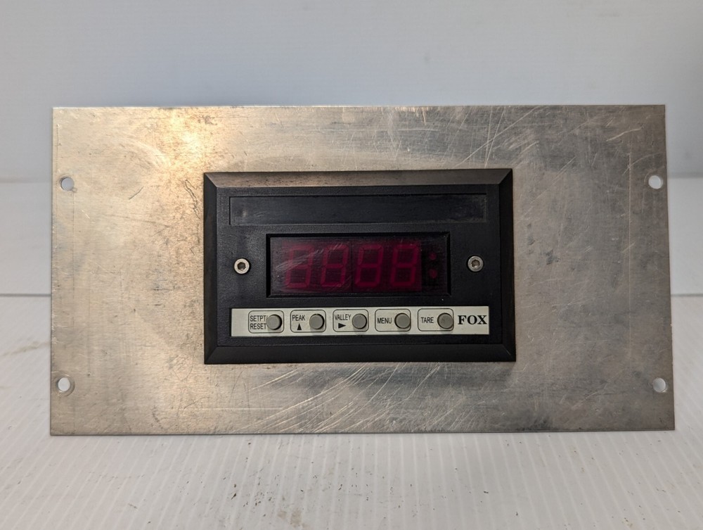 Fox FC111-100 digital panel meter process indicator with faceplate