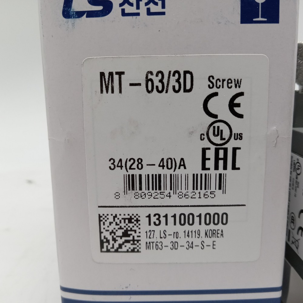 LS Electric MT-63/3D Thermal Overload Relay