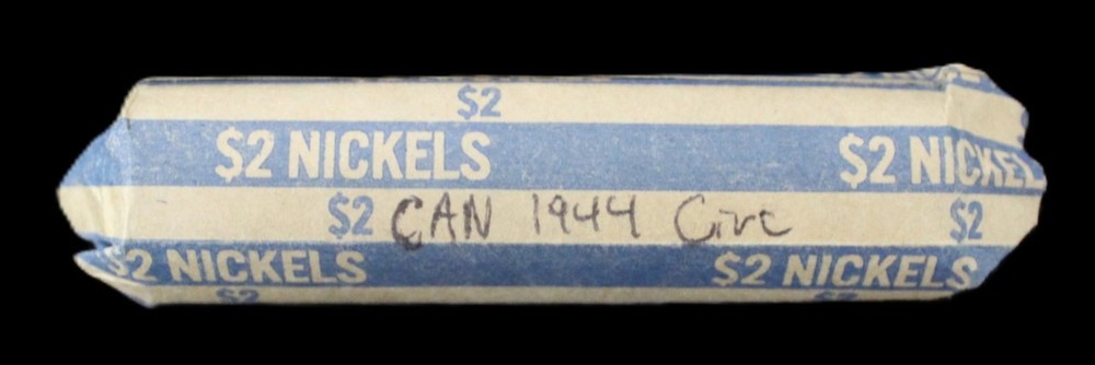 1944 CANADA 5C ROLL - AVERAGE CIRCULATED