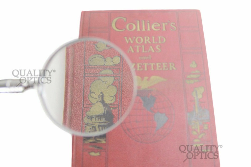 Solid Steel & Optical Glass Desktop Table Bench Clamp Mount Magnifier Magnifying