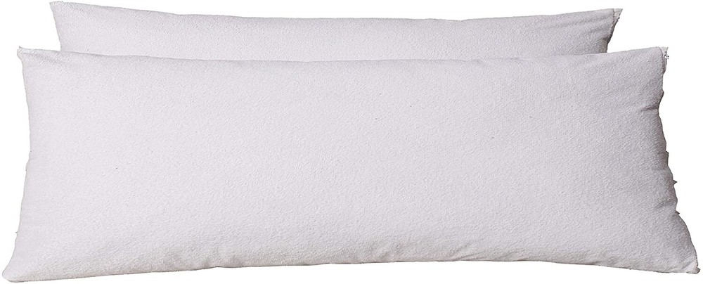 Zippered Hypoallergenic Pillow Protector Waterproof Quiet Pillowcase 2 Pack Body
