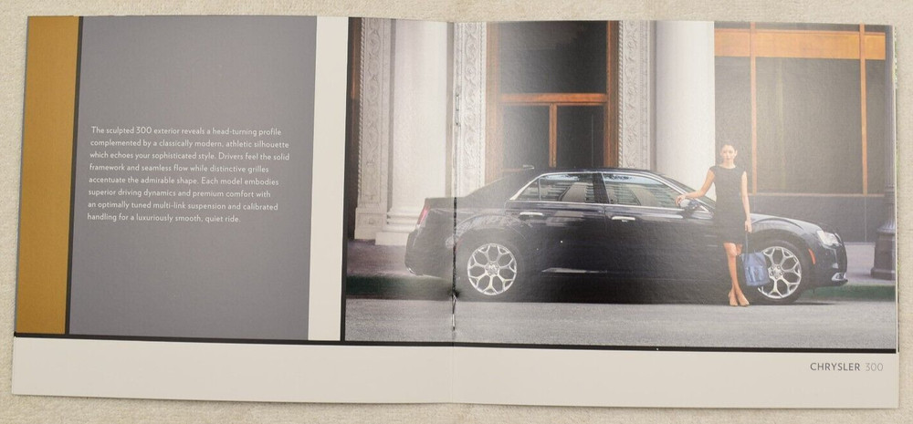 2019 CHRYSLER 300 and PACIFICA SALES BROCHURE