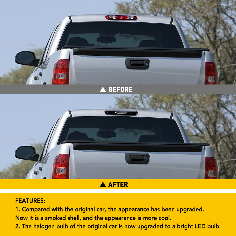 LED 3RD THIRD THIRD BRAKE LIGHT FOR Chevy Silverado 1500 2500HD 3500HD 2007-2013