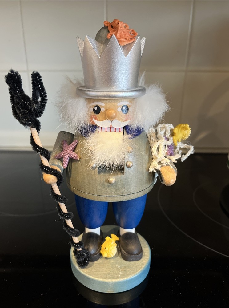 Erzgebirge 8” KING NEPTUNE Nutcracker