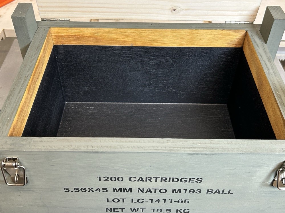 5.56 NATO / .223 Ammo Box – Armor Core – Stainless Hardware – Caliber Collection