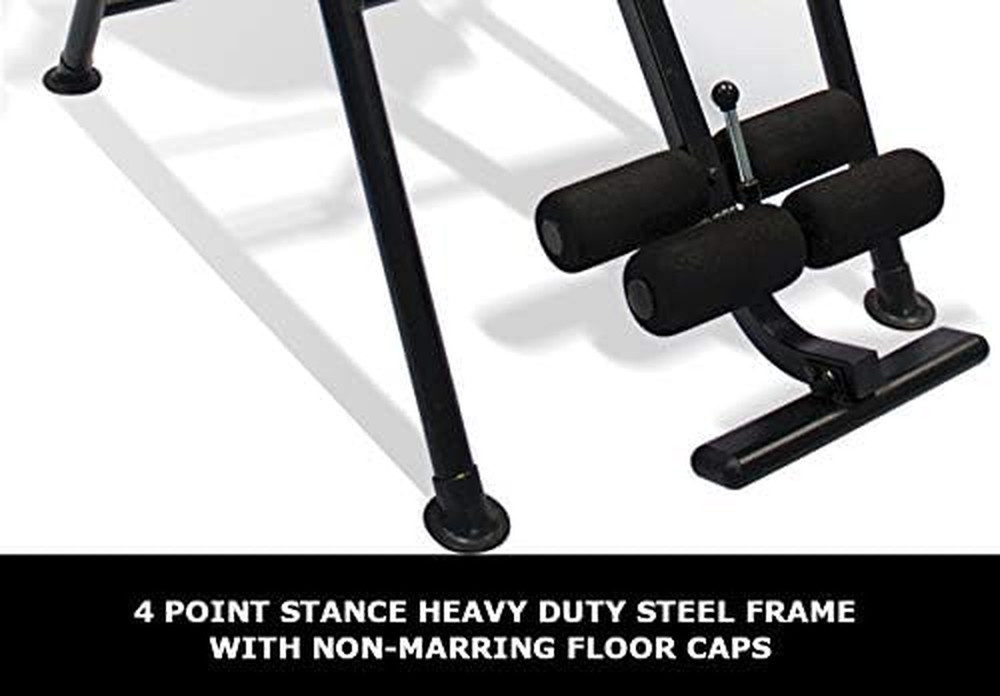 IT9550 Deluxe Inversion Table with Adjustable Head Rest & Lumbar Support Pad, -