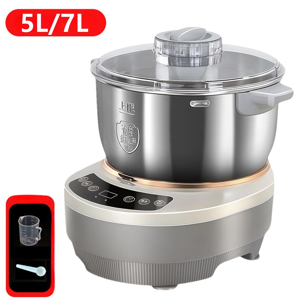 Dough Mixer 5L/7L Large Capacity Electric Dough Maker with Ferment Function