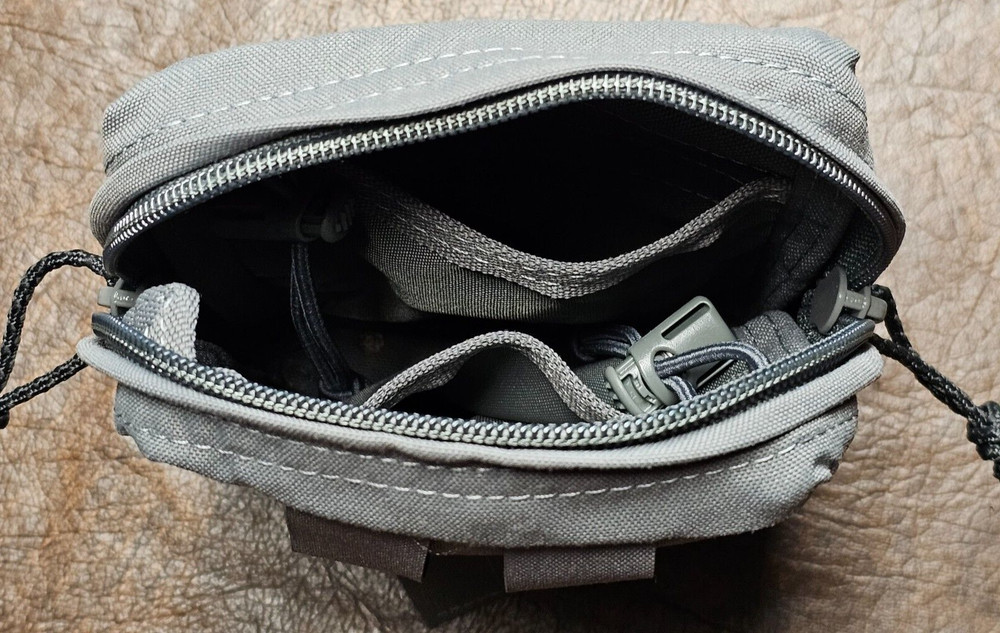 FirstSpear STRUCTURED Divided Stash Pocket V2 Manatee grey 6/9 MOLLE GP pouch FS