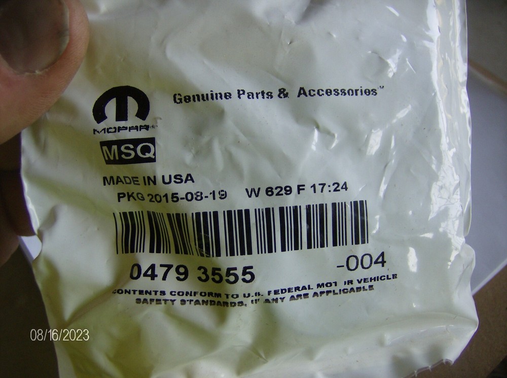 GENUINE MOPAR 04793555AB CIGARETTE LIGHTER MOUNTING RING