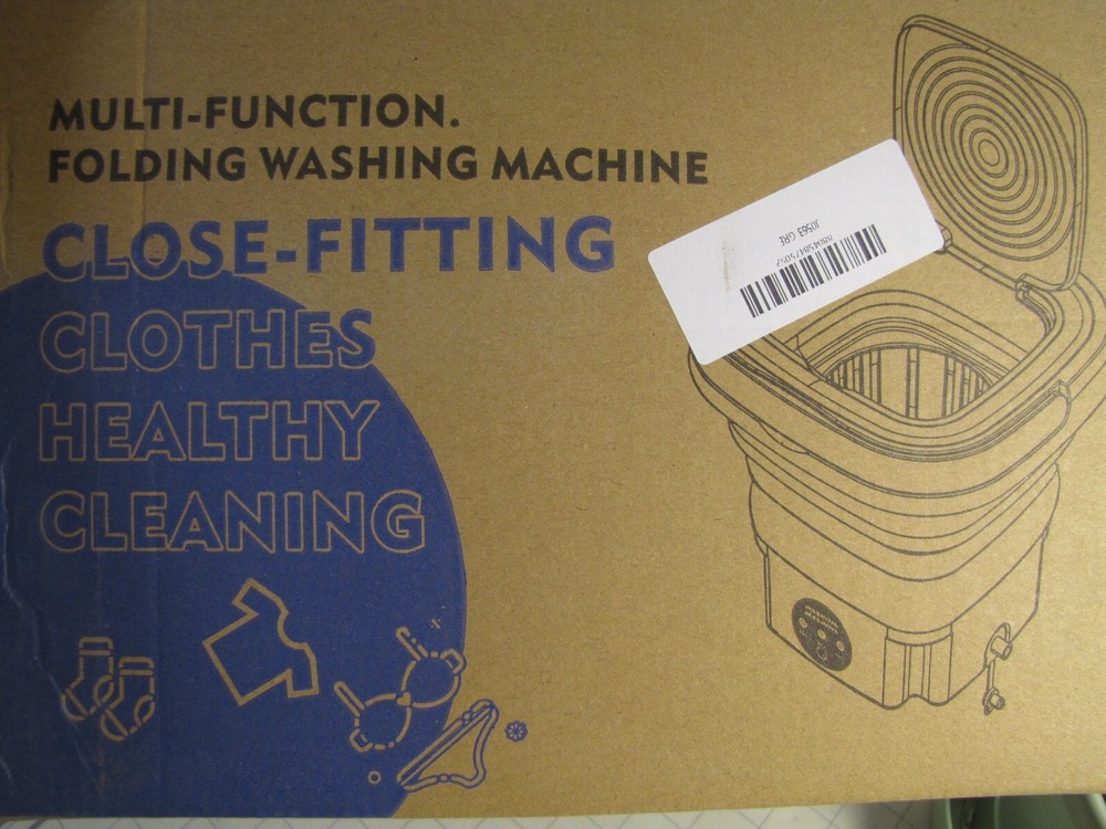 Mini Compact Folding Clothes Washing Machine Multi Function 8L w/ Adapter NEW