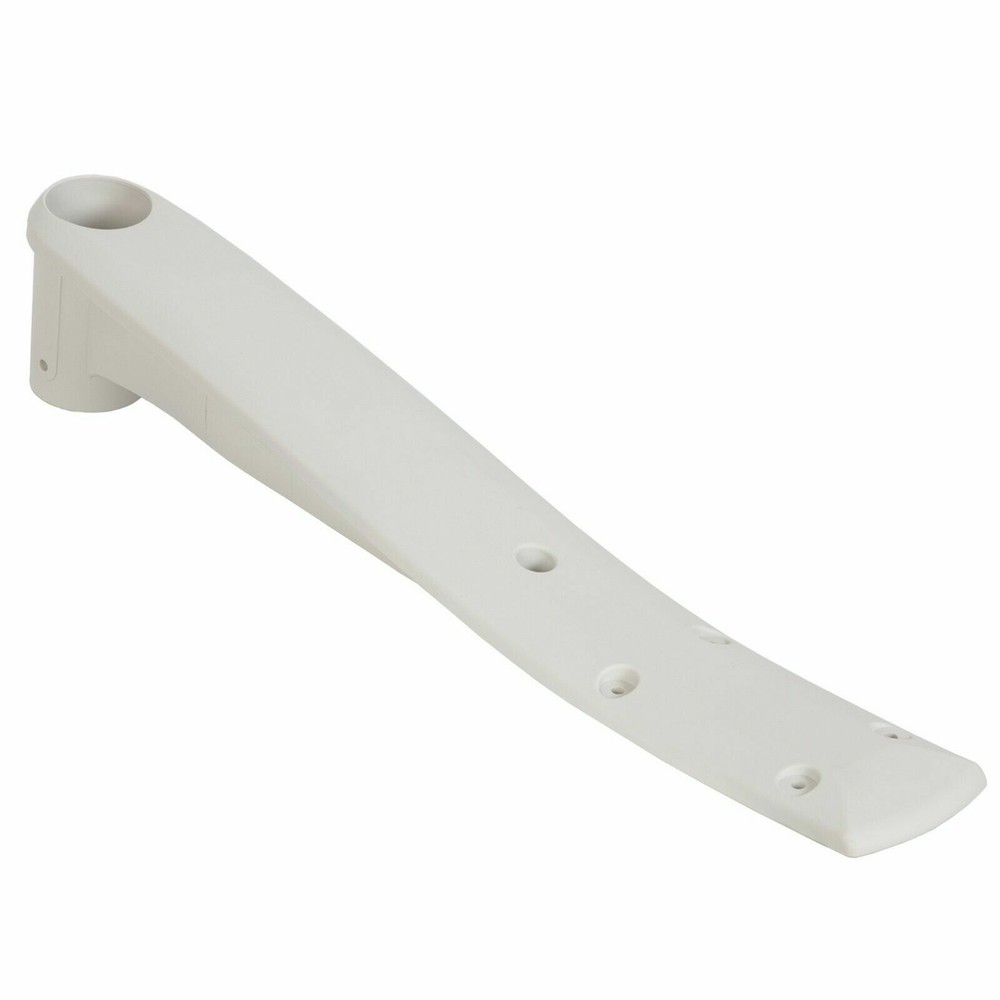2 White Replacement Deck Support For Above Ground Drop-In Swimming Pool Step