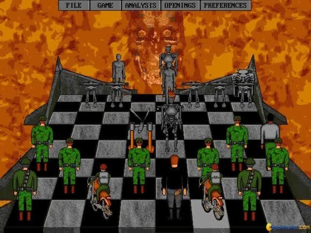 Chess PC computer software cd Terminator 2 Judgment Days Chess Wars Grandmaster