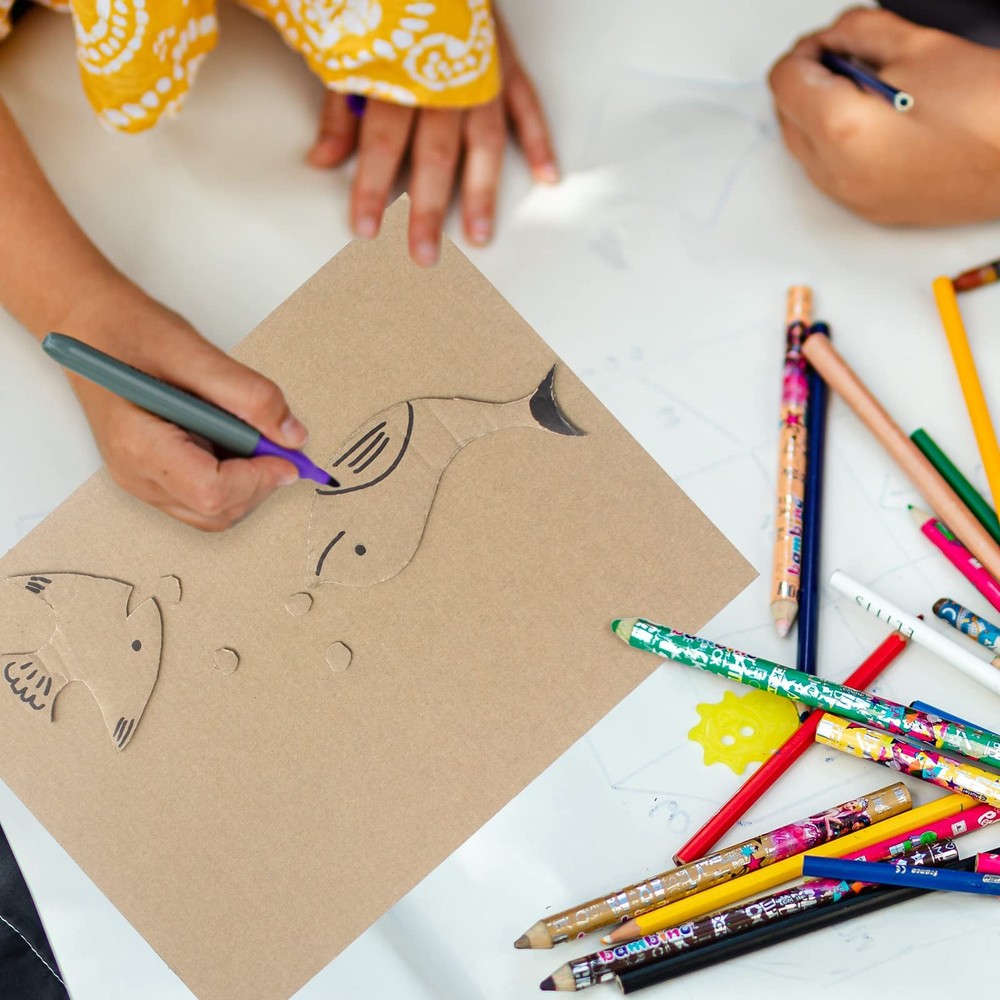 zmybcpack 200 White 5x7" Corrugated Cardboard Sheets - Durable & Protective