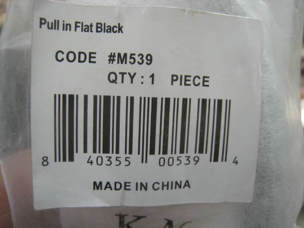 4 yes 4 TOP KNOBS FLAT BLACK FINISH ARCHED STEEL DRAWER CABINET PULLS M539