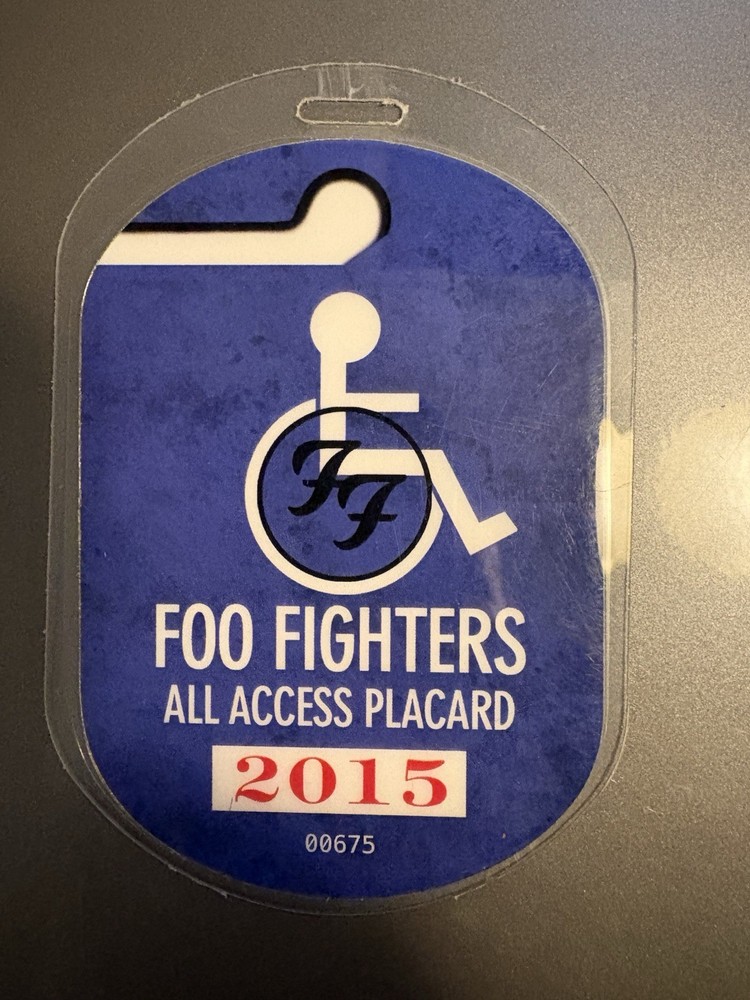 Foo Fighters Original All Access Pass 2015