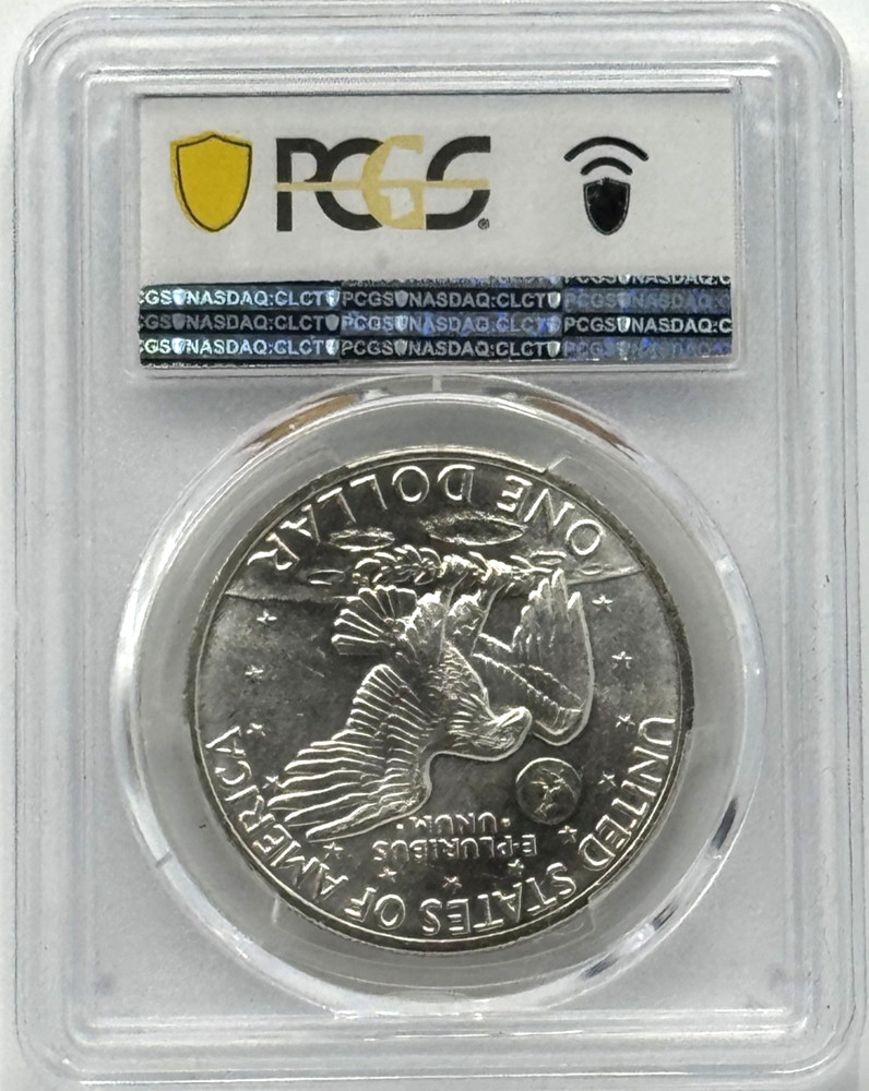 1973-S Eisenhower (Ike) Silver Dollar PCGS MS66 Blue Label