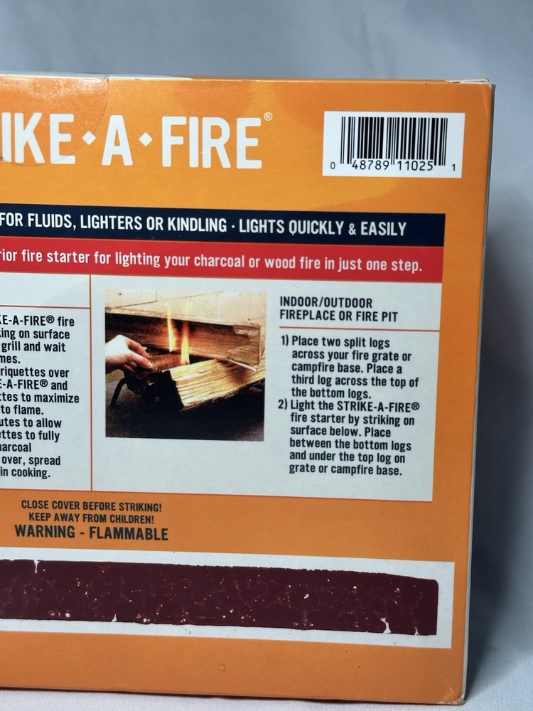 Diamond Strike-A-Fire Fire Starter Sticks 48 Pieces Strike On Box 48 Count