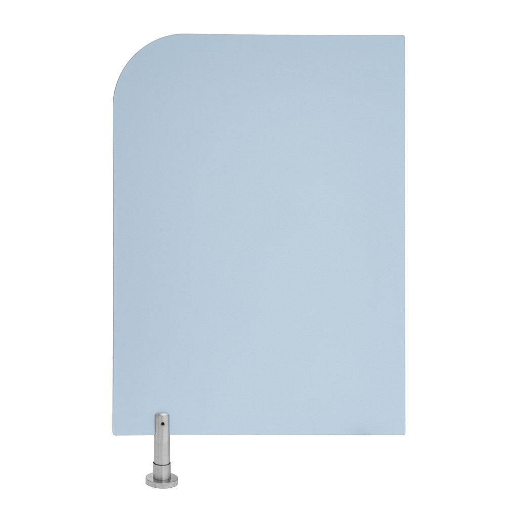 Wall-Mounted Men Urinal Partition Screen, Urinal Partition Divider Screen Blue