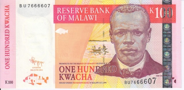 Malawi 100 kwacha 2011 UNC (P54c)
