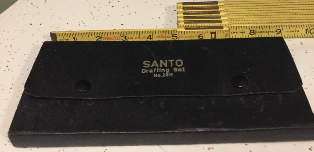 Vintage Santo Drafting Tool Set #2911 Germany MISSING SOME