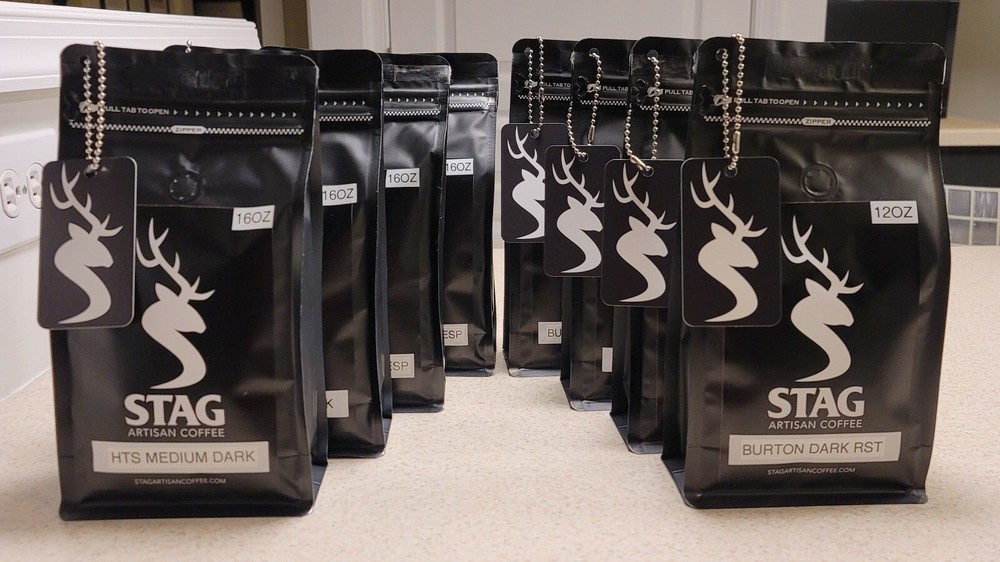 Bucks Medium Dark Fresh Roasted Coffee 12OZ