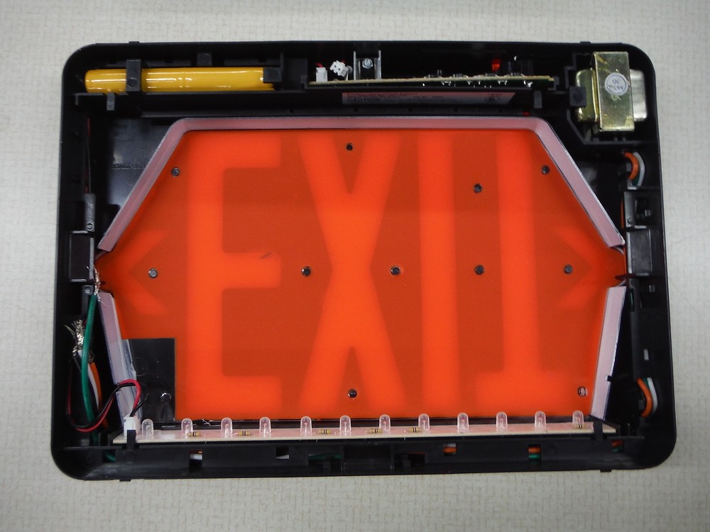 Crescent Stonco LED Exit Sign Orange CPRB32EN 120-277VAC