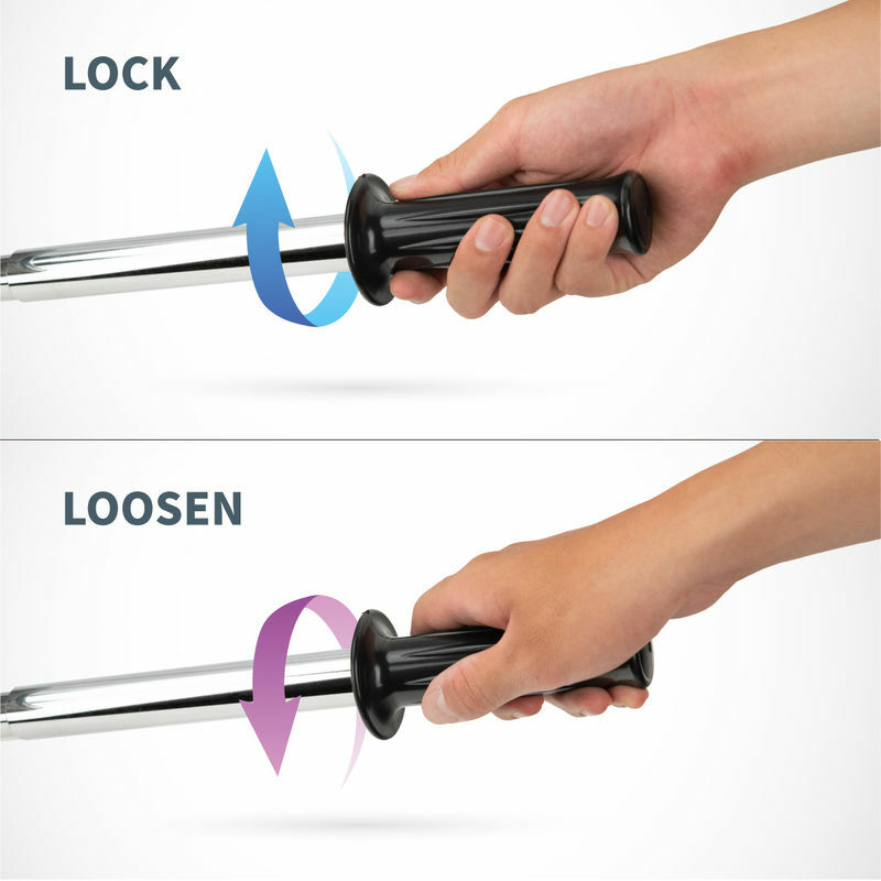 POWERTEC Extendable Roller 17"-27" Heavy-Duty Flooring Seam Press Roller (71033)